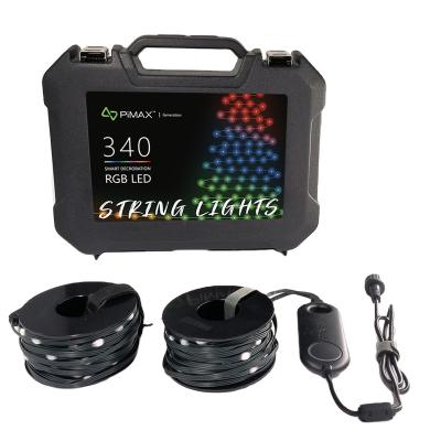 China String Easy and convenient decorative lamps Christmas Tree Lights Smart App Control RGB for sale