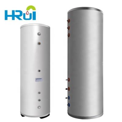 China Outdoor solar hot water pressure stainless steel water tank 300 liters or heat pump storage tank 300l for sale