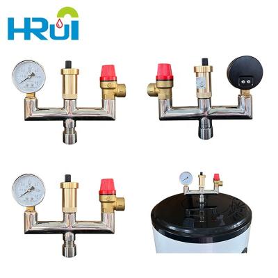 China Outdoor Heat Pump Spare Parts Solar Water Heater Pressure Relief Meter Temperature Water Heater Parts for sale