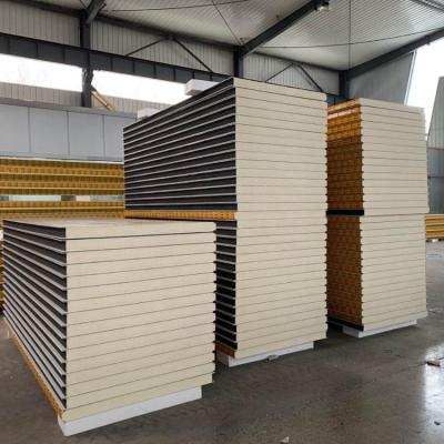 China 930/1000/1120mm Insulated PU/PIR/Polyurethane Sandwich Panel forGarage/Poultry Farm/Cold Room for sale