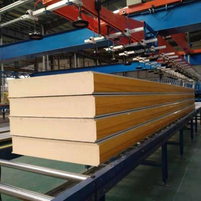 China Soundproof Material PIR/PUR/PUF/PU Fireproof Energy Saving House Sandwich Panels 950/1000/1120 for sale