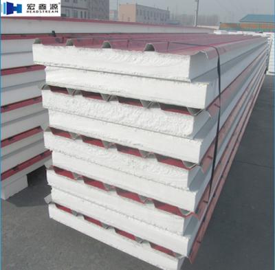 China Warehouse Metal Building Materials Insulated Corrugated EPS Sandwich Roof Panel Price for sale