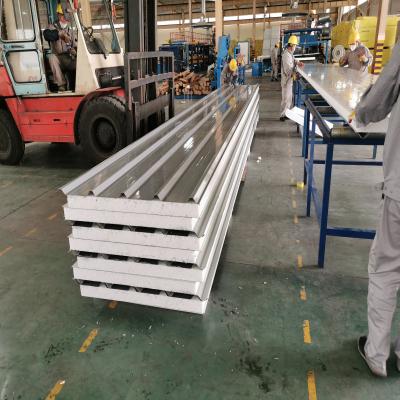 China 950/980/1150mm Insulated Foam Wall And Roof EPS Sandwich Panel For Prefab House/Container House/Truck Box/Warehouse for sale