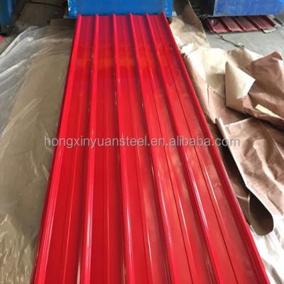 China 2017 HXY China Hot Sale Colorful Roof Construction Corrugated Steel Sheet for sale