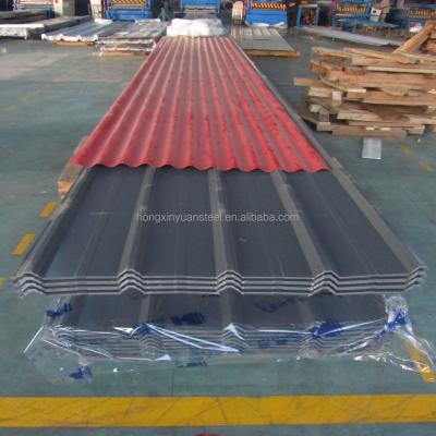 China Shandong HXY Factory Construction Cheapest Roofing Corrugated Steel Sheet for sale