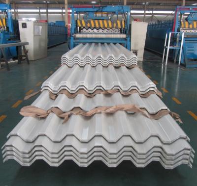 China Colorful Metal Roof Tile Roof Sheet , Shandong Hongxinyuan Factory Corrugated Steel Roofing Sheet for sale