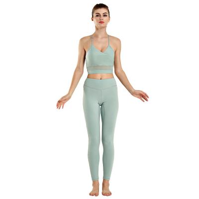 China New yoga spring and summer sports tight-fitting women suit quick-drying fitness clothes women yoga breathable lightweight wear for sale