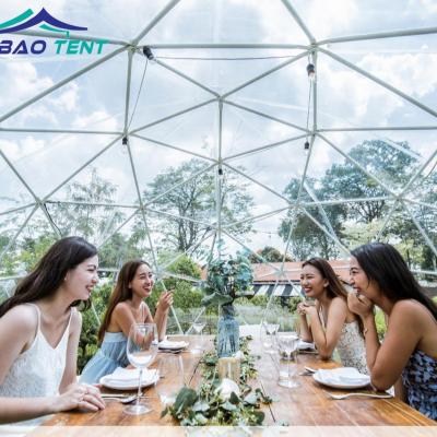 China Luxury Outdoor Waterpoof Dome Rooms Lovely Small GeodesicTransparent Garden Igloo Dome Tent For Sale for sale