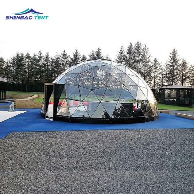 China UV resistant outdoor event sale hotel dome house tent party geodesic dome tent glamping transparent room for sale