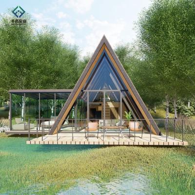 China UV Resistant Luxury Triangle Shape Modern Design Homes Prefab Homes for sale