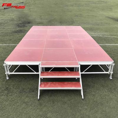 China Aluminum Alloy 6082-T6/6061-T6 China Manufacturer Directory Church Stage Backdrop Led Screen Stage Truss Canopy Clasp Stage for sale