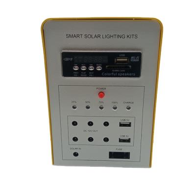 China Sine Wave Output 100W Solar Generator No Fuel Generator 50w DC 12v Yellow Solar Power System for sale