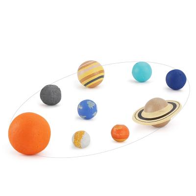 China DIY Eco-friendly Decompression Toys Nine Planets Luminous Children's Toys Model for sale