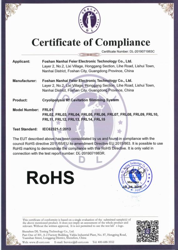 RoHS - Foshan Nanhai Fair Electronic Technology Co., Ltd.