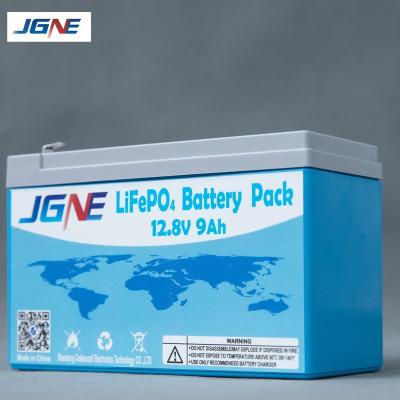 China JGNE Toys Replacement Sla Battery Lifepo4 12.8v 9ah Pack For Bike Automobile Electronic Energy System With CE Rohs Standard for sale