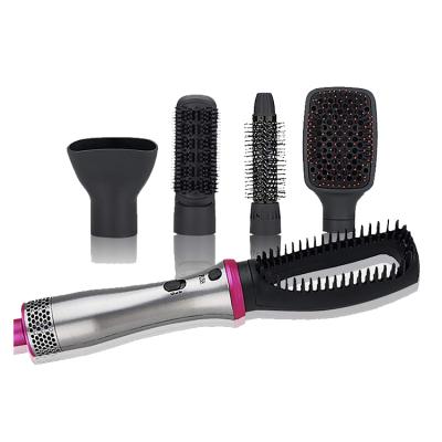 China Ionic 5 in 1 Professional Hair Dryer Salon Hair Brush Styling Tools One Step Hair Dryer Electric Hot Fan Brush for sale