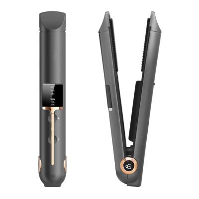 China Commercial Portable Professional Styling Tools Usb Rechargeable Cordless Hair Straightener Flat Iron Cordless Hair Straightener for sale