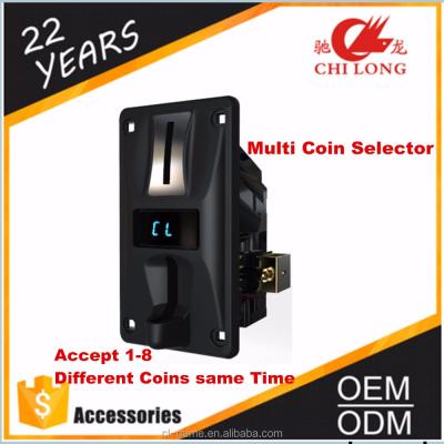 China Accept Different Country Coin Vending Machine Electronic Multi Coin Acceptor Coin Selecter for 8 Coins for sale