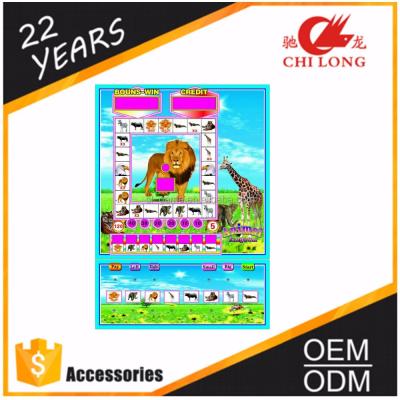 China PCB Board Animal Kingdom Tabletop Game Machine Coin Operated Slot Machine Game Kits CL-A0001 for sale