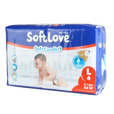 China Softlove Plain Weave L Size Comfort Care Baby Diaper Breathable Wholesale Hot Sale Diaper Pampering Baby Diapers for sale