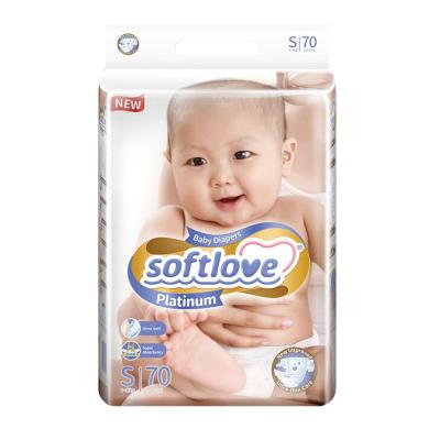 China Super Soft Breathable Baby Diaper Fabric Printed High Quality Manufacturer Softlove Baby Diaper OEM Baby Diaper Ultra Thin Baby Diaper for sale