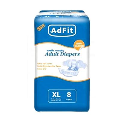 China Adfit Free Samples Wholesale Large XL Printing Embroidered Disposable Adult Diaper Pants for sale