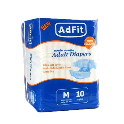 China Adfit Disposable Quality Embroidered Waterproof Adult Diaper Pants for sale