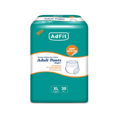 China Adfit XL'30 Embroidered Adult Diaper Pants Adfit XL'30 Pulls Incontinence Care Disposable Sanitary Diaper for sale