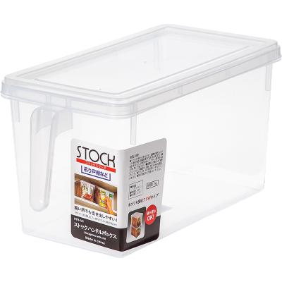 China CAT YR122 AU Refrigerator Storage Box Viable Plastic Transparent Storage Box Stackable Food Storage Box for sale