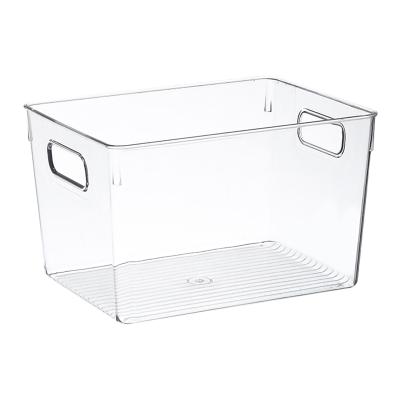 China CAT AU WF6144-6146 Transparent High Quality Square Stationary Living Storage Box Strong And Sturdy Viable for sale