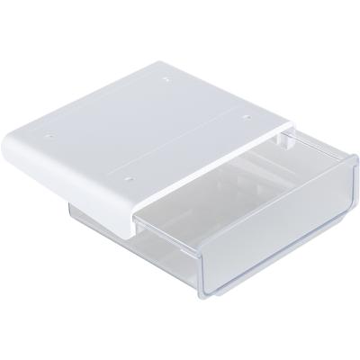 China AU CAT YN6163-6178 Viable Auxiliary Handle Rectangle Under Table Desk Plastic Storage Box for sale