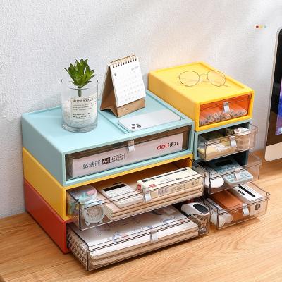 China 2021 Colorful Simple Cat DL026 Small Professional Au Manufacture Cheap Desktop Type Drawer Storage Box for sale