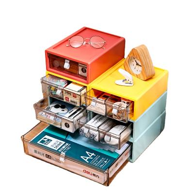 China DIY AU CAT DL026 Cosmetics Desktop Colorful Environmental Friendly Pen Storage Box for sale