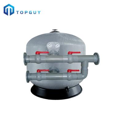 China Water High Efficiency And Best Price Side Mount Fiberglass Swimming Pool Filter Tank / Pool Sand Filter With Valve System for sale