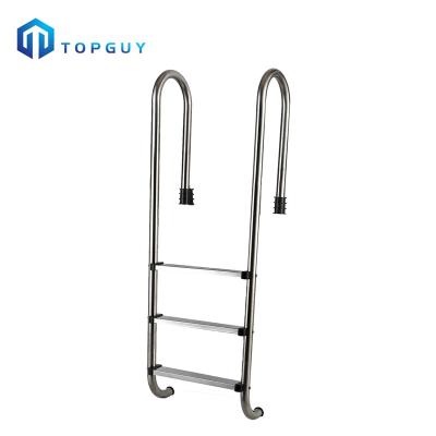 China Standard Stainless Steel In-pool Ladder MU-315 Delicate Polishing Swimming Pool Step Ladder for sale