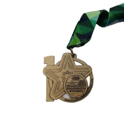 China AU CUSTOM Metal Medal 2D&3D Customized Logo Matte Plating Medal Cut Design for sale