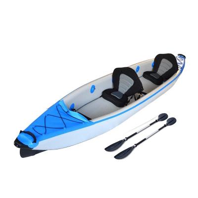 China Portable Wholesale Lightweight Paddle Boat Leisure Canoe / Kayak 2 Person for sale