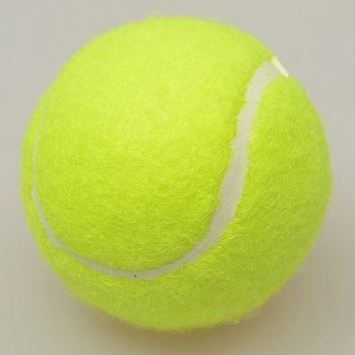 China Wool+ Rubber Advertising Customer Printing ITF Approved Tennis Ball for sale