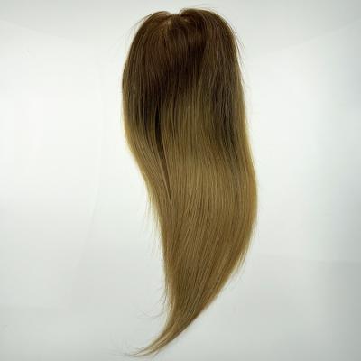 China High Quality Custom Women's Wig Silk Low Virgin Human Hair Straight To Ombre Blonde Straight Hairpiece For Women for sale