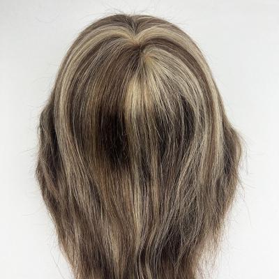 China Straight Hairpiece For Women Highlight Long Lasting 100%Brazilian Hair Mono Wig Natural And Soft Hair for sale