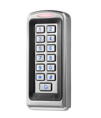 China rfid waterproof/waterproof metal fingerprint vandal proof access control for door security passage system for sale