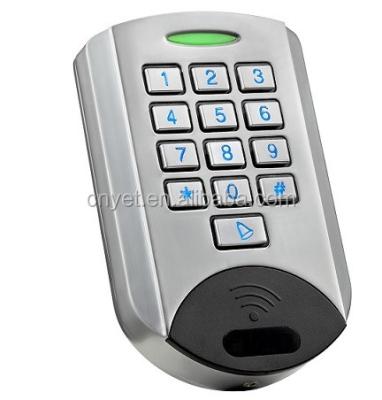 China Zinc Alloy Standalone Digital Keypad And Proximity Card Access Control Systems Eqiuipment for sale