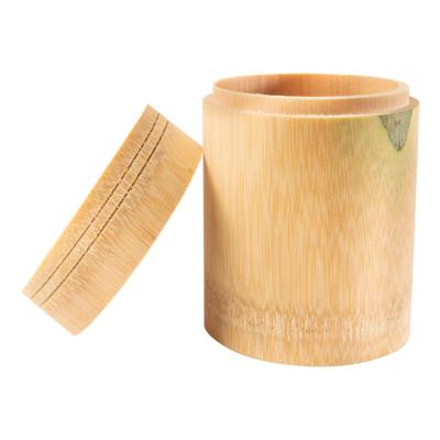 China Viable Biodegradable Urn for Pet Cremation Ashes Scatter Cremation Wholesale Urna Tube Urn Bio Urn Pet Keepsake Bamboo Fur for sale