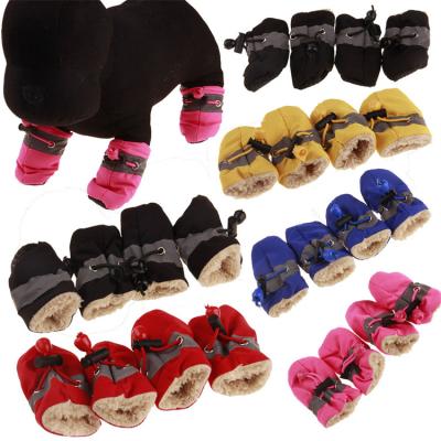 China Soft Stocked Dog Shoes Rain Boots Puppy Shoes Toddler Anti-Slip Waterproof Pet Shoes For Dogs for sale