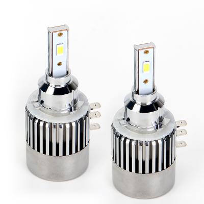 China Hot Selling PC Car Auto Lighting System Led Lamps 56W 6200Lumen 6000K White Aluminum Element Fan GOLF Car H15 Led Headlight Bulb for sale