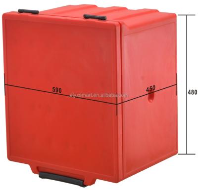 China 2021 Hot Smart New Product PP Elyx Insulation Food Delivery Box By Hot Electric Scooter Pizza 90L Gas Motorcycle Tail Box for sale