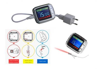 China Dispositivos terapéuticos físicos de la terapia del laser del diodo del reloj de la muñeca de los lasers del uso en el hogar 12 para la hipertensión en venta