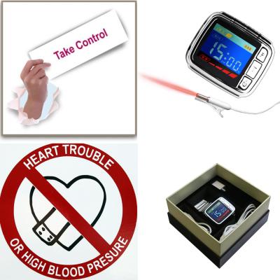 China Lower High Blood Pressure and Diabetes Laser Therapy Watch For Blood Circulation for sale