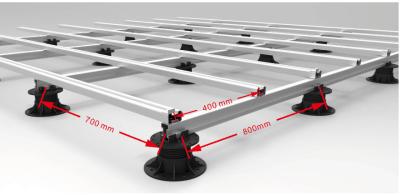 China Op maat gemaakte WPC Co Extrusion Decking Aluminium legering WPC Houten Decking Base Te koop