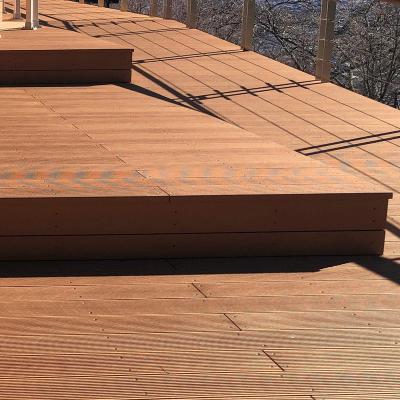 China Komposit WPC Decking Panel Material rutschfeste und umweltfreundliche zu verkaufen